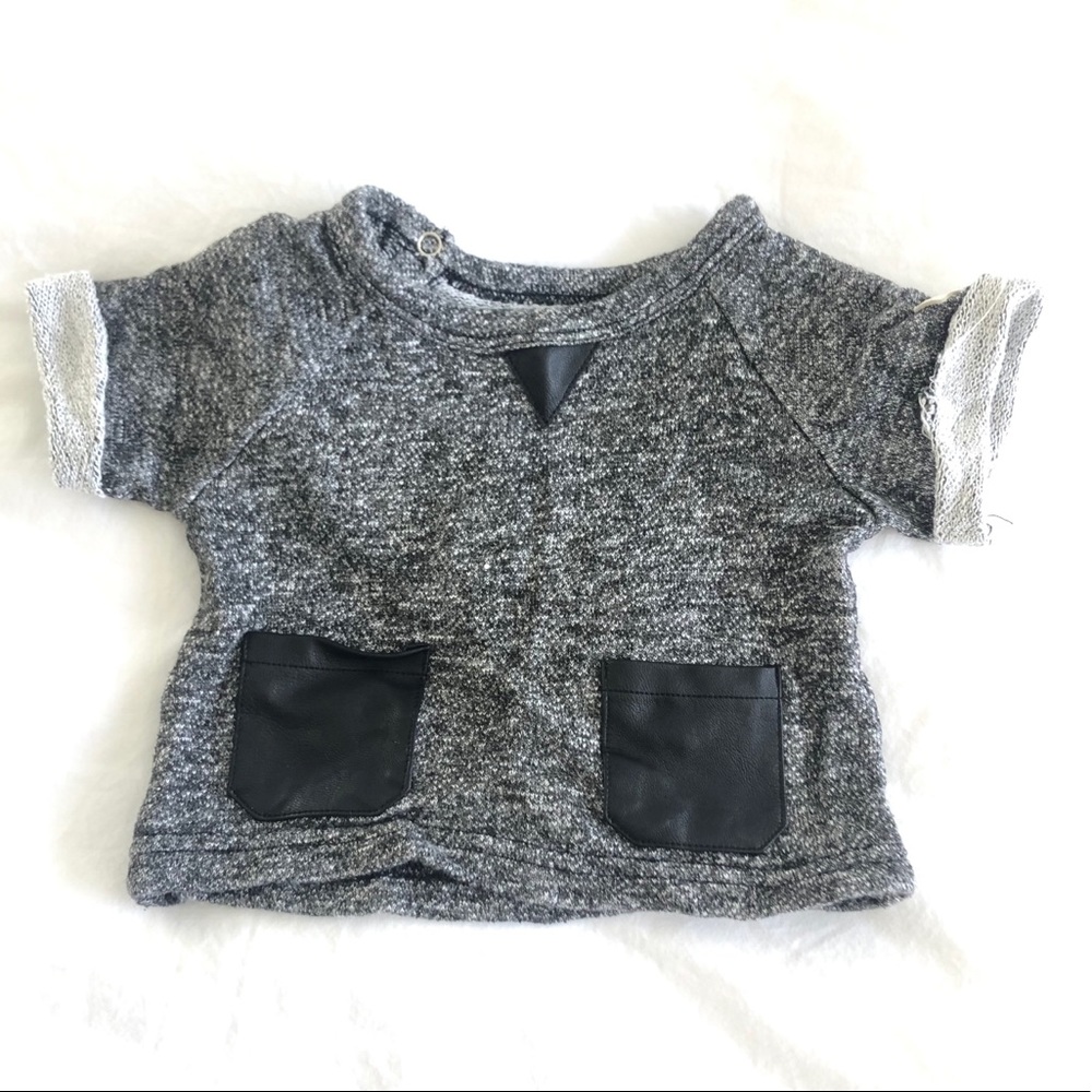 7 For All Mankind Baby Girl Sweatshirt Top